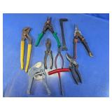 Assorted Hand Tools, Snips and Pliers Lot