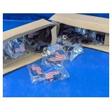 Bulk US Flag Keychains in Boxes