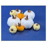 Assorted Faux Foam Pumpkins