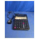 Casio Printing Calculator with Power Adapter