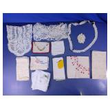 Vtg Doilies, Textiles Etc