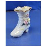Ceramic Victorian Boot Vase