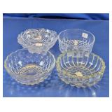 Assorted Glass Serving Bowls