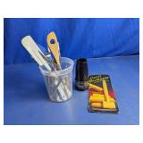 Kitchen Utensil Assortment with Corn Butterer