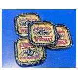 Jack Daniel's Whiskey Tin Ashtray Set
