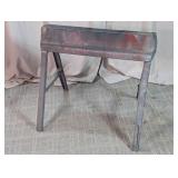 Vintage Heavy Duty Folding Metal Sawhorse