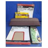 Assorted Sandpaper, Sanding Belts & PSA Sanding