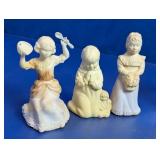 Victorian Girl Perfume Bottle Trio