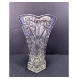 Vintage Cut Glass Starburst Vase