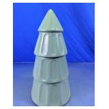 Mint Green Ceramic Tree Canister