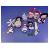 Snowman Christmas Ornament Assortment