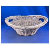Oval Wicker Laundry Basket