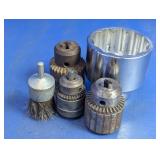 Tool Lot with Drill Chucks and Socket
