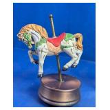 Carousel Horse Music Box Figurine