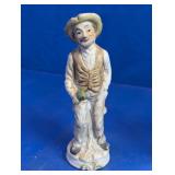 Farmer Man Porcelain Figurine