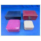 Assorted Jewelry & Storage Organizer Box Lot