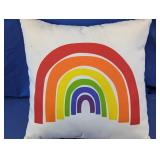 Target Rainbow Accent Throw Pillow