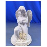 Vtg. 2000 ABC Distributing Glass Angel Figurine
