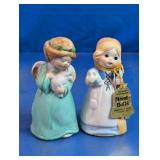 Vintage Merri-Bells Fine Bisque Porcelain Bells