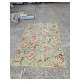 Botanical Floral Area Rug