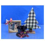 Buffalo Plaid Christmas Decor Assortment