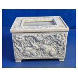 Ceramic Rabbit Trinket Box