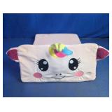 Kids Plush Pillow With Fuzzy Pillowcase
