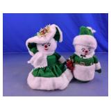 Christmas Snowman Plush Boot Covers Set