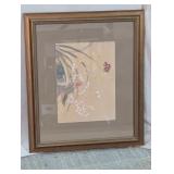 Framed Botanical Butterfly Print