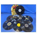Vintage Country & Pop Jukebox Vinyl Records Lot