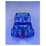 Cobalt Blue Glass Avon Car Cologne Bottle