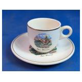 Vintage New Mexico Espresso Cup & Saucer