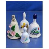 Porcelain and Ceramic Bell Assortment