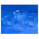 Clear Glass Dessert Custard Bowls