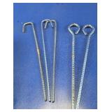 Steel Rebar Ground Stakes Assortment