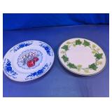 Vintage Decorative Plate Duo