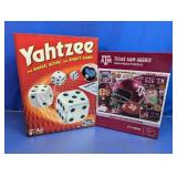 Yahtzee Game and Texas A&M Puzzle Set