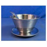 Stainless Steel Gravy Boat with Ladle