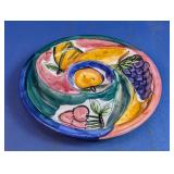 Hand Painted Fruit Chip and Dip Platter