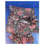 Floral Ruffled Window Valance Pair