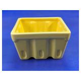 Yellow Talavera-Style Planter Pot