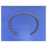 Twisted Rope Design Cuff Bracelet