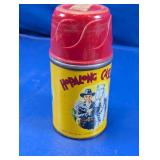 Vintage Hopalong Cassidy Aladdin Metal Thermos