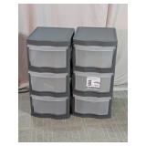 Life Story 3-Drawer Storage Organizers