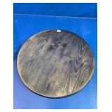 Rustic Wood Lazy Susan Turntable