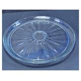 Clear Glass Round Serving Platter