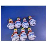 Snowman Ornament Lot