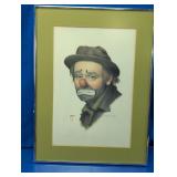 Emmett Kelly Weary Willie Framed Print