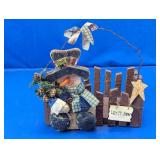 Snowman Fence Holiday Dï¿½cor Display