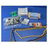 Craft Supply Assortment With Beads & Jingle Bells